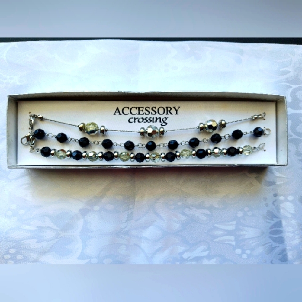 Vintage, Three Multi Strand Beaded Bracelets